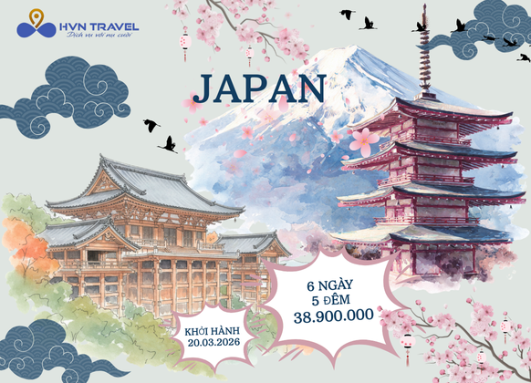 Tour du lịch Nhật Bản cao cấp